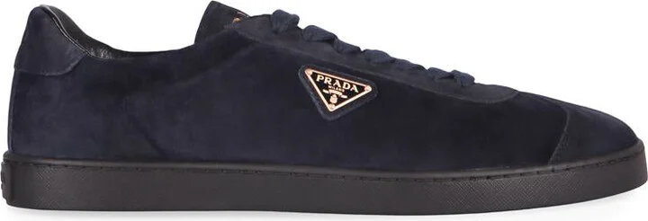 Prada Suede Low-Top Sneakers