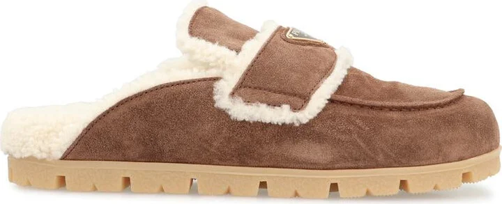 Prada Suede Mules