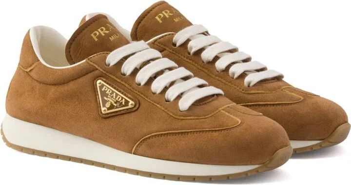 Prada Suede Running Sneakers - Image 2