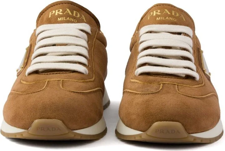 Prada Suede Running Sneakers - Image 5