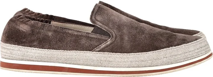 Prada Suede Sport Espadrille Sneaker (Authentic Pre-Loved) - Image 2