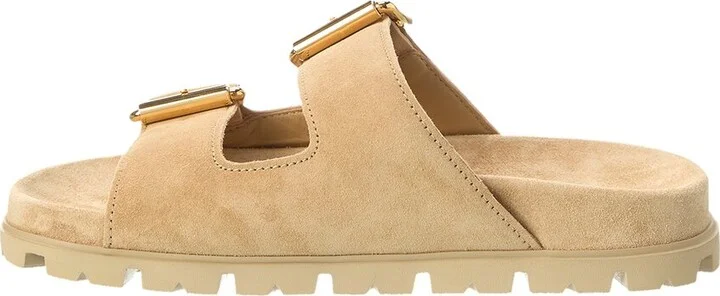 Prada Suede Strap Sandal - Image 2