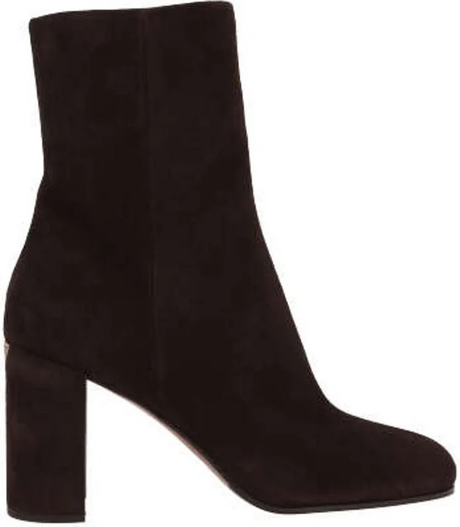 Prada Triangle-Logo High-Heeled Boots