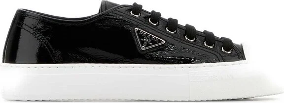 Prada Triangle-Logo Lace-Up Sneakers