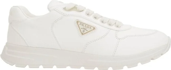 Prada Triangle-Logo Lace-Up Sneakers