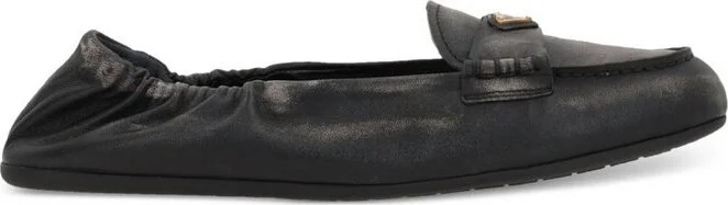 Prada Triangle-Logo Loafers