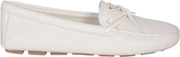 Prada Triangle-Logo Slip-On Loafers
