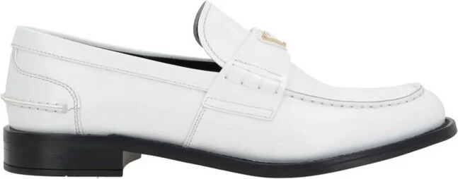 Prada Triangle-Logo Slip-On Loafers