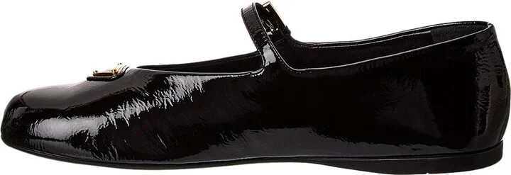 Prada Triangle Patent Flat - Image 2