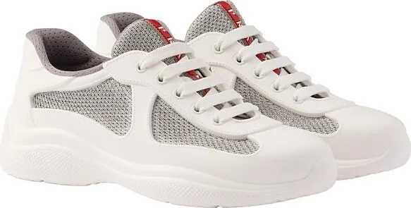 Prada Women's America's Cup Soft Rubber and Bike Fabric Sneakers
