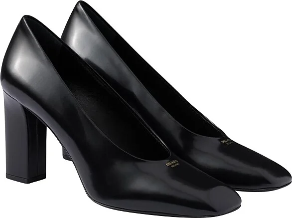 Prada Women's Brushed Leather Pumps
