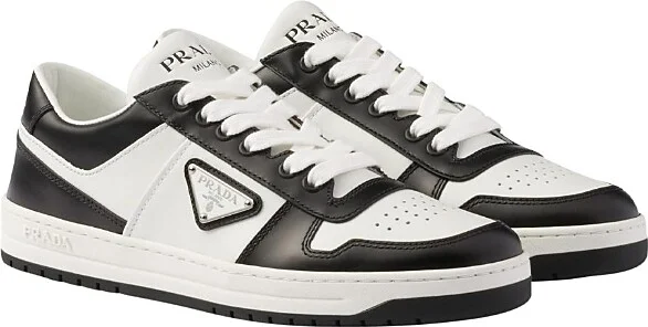 Prada Women's Downtown Perforated Leather Sneakers