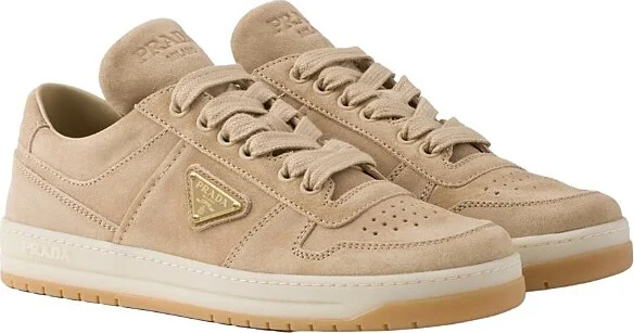 Prada Women's Downtown Suede Sneakers