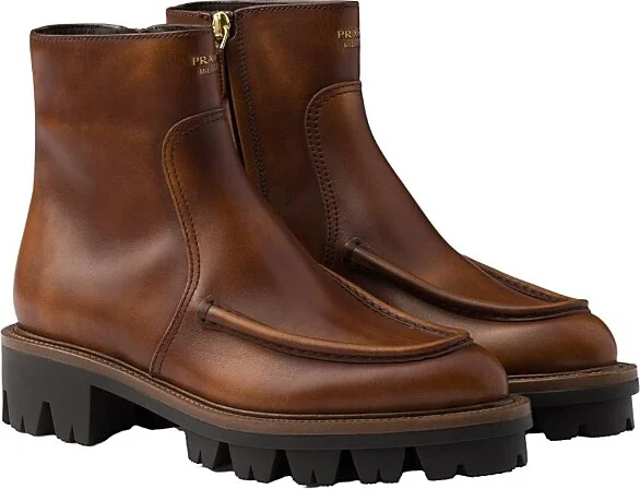 Prada Women's Leather Booties