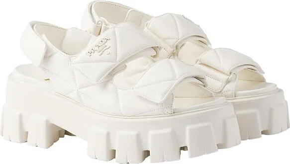 Prada Women's Monolith Nappa Leather Sandals