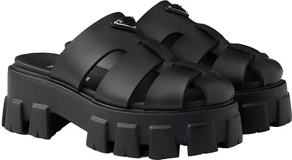 Prada Women's Monolith Rubber Mules