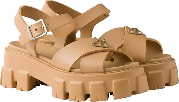 Prada Women's Monolith Rubber Sandals