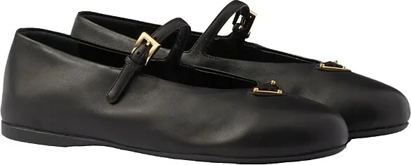 Prada Women's Nappa Leather Ballerinas