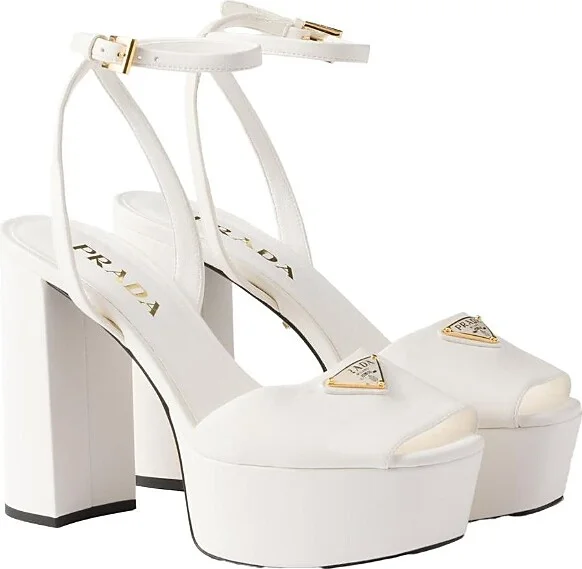 Prada Women's Nappa Leather Platform Sandals