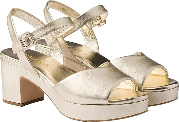 Prada Women's Padded Nappa Leather Sandals
