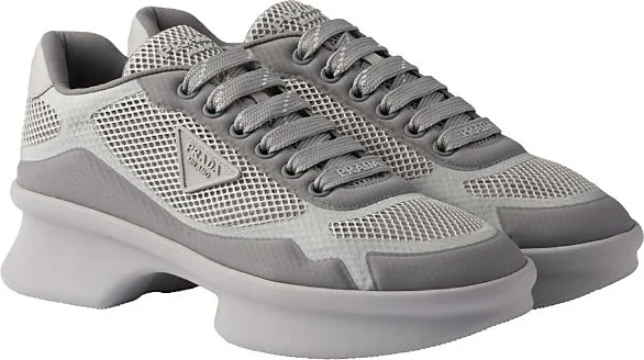 Prada Women's Re-Nylon and Mesh Fabric Sneakers