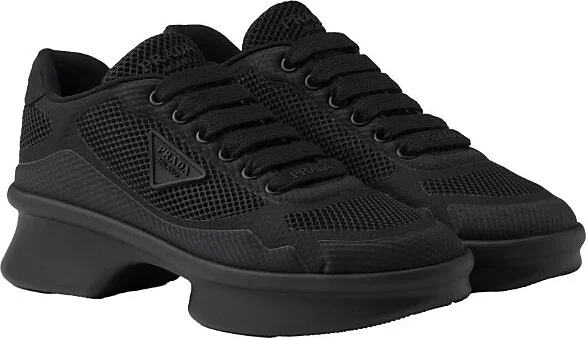 Prada Women's Re-Nylon and Mesh Fabric Sneakers