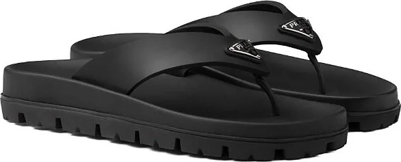 Prada Women's Rubber Thong Sandals
