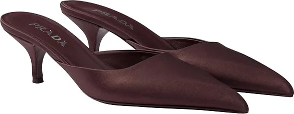 Prada Women's Satin Mules