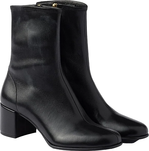 Prada Women's Stretch Nappa Leather Booties
