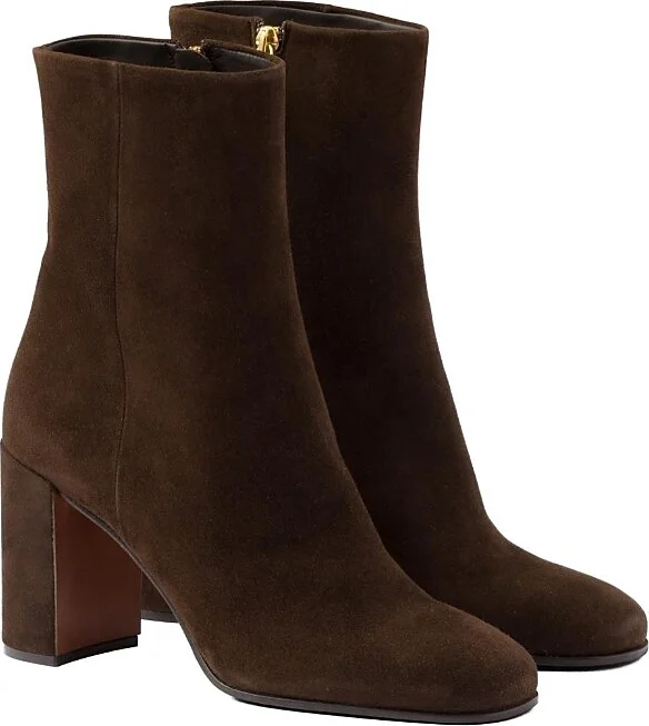 Prada Women's Suede Booties