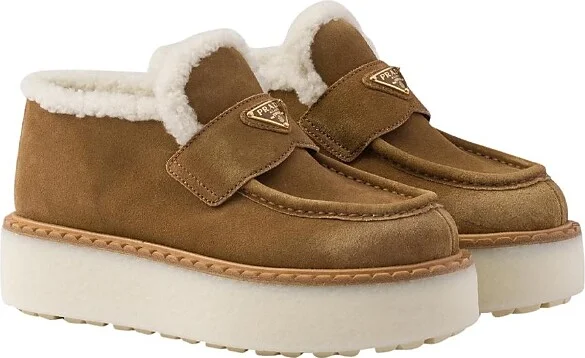 Prada Women's Suede Loafers