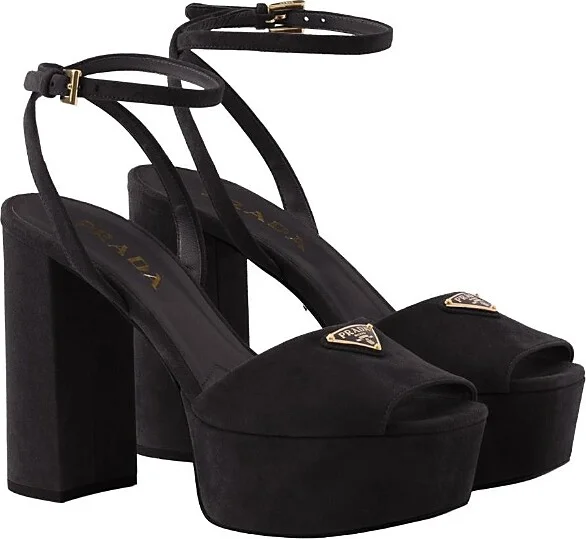 Prada Women's Suede Platform Sandals