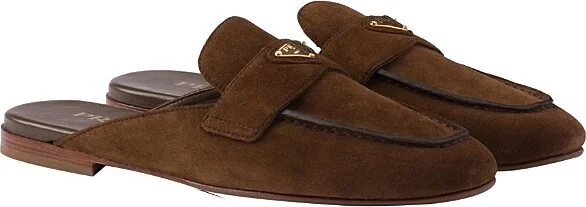 Prada Women's Suede Slippers