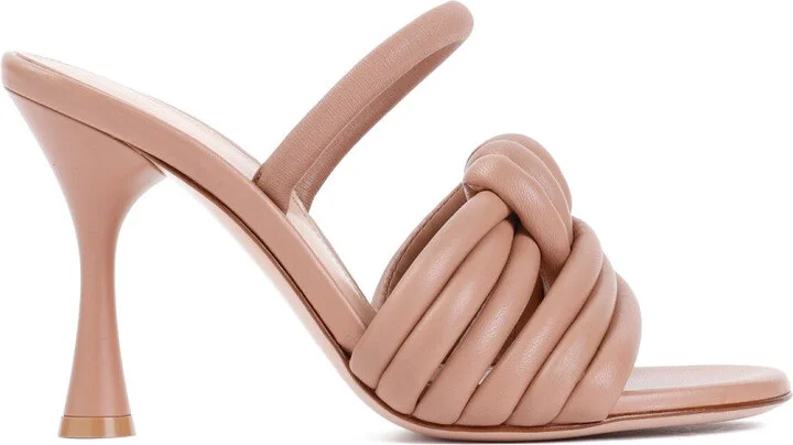 Praline Brown Nappa Leather Sandal