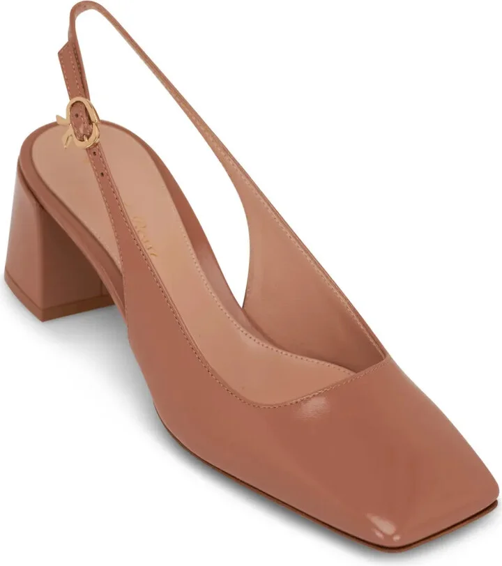 Praline leather pumps - Image 2