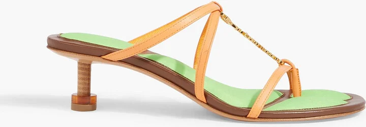 Pralù leather mules