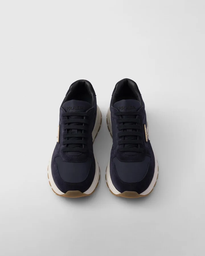 Prax 01 Re-Nylon and suede sneakers - Image 3