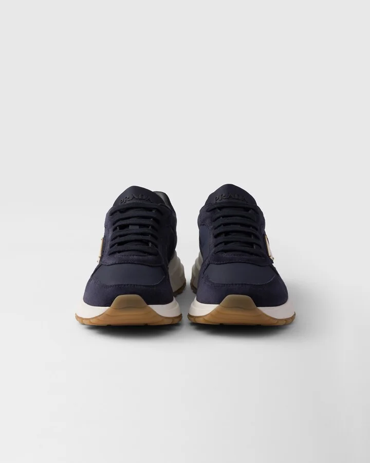 Prax 01 Re-Nylon and suede sneakers - Image 5