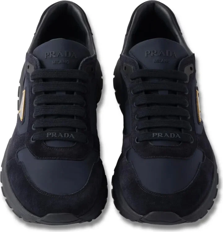 Prax 01 suede-panelled sneakers - Image 4