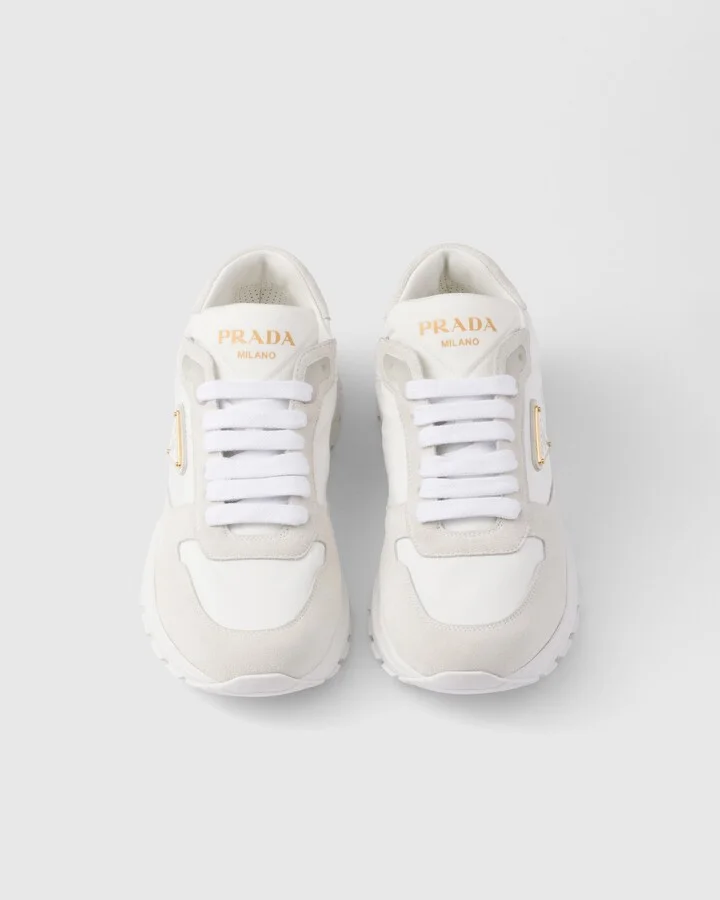 Prax 2.0 Re-Nylon and suede sneakers - Image 3