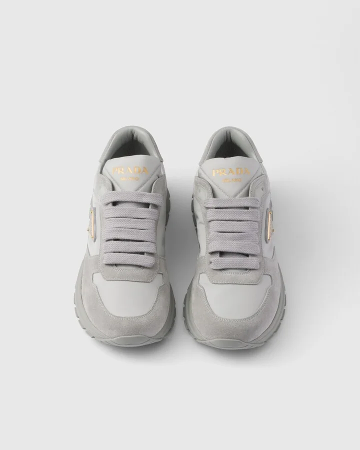 Prax 2.0 Re-Nylon and suede sneakers - Image 3