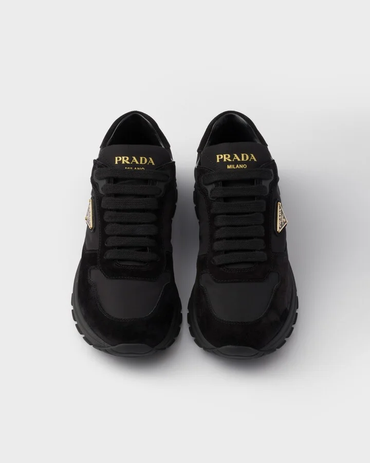 Prax 2.0 Re-Nylon and suede sneakers - Image 3