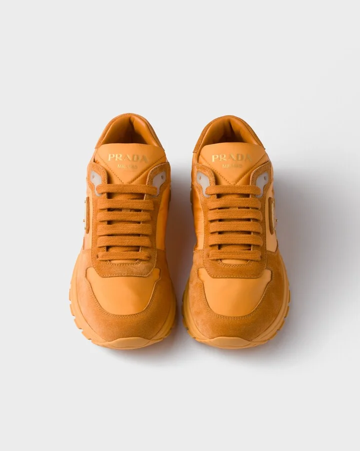 Prax 2.0 Re-Nylon and suede sneakers - Image 3