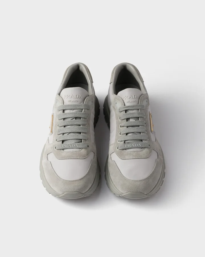 Prax 2.0 Re-Nylon and suede sneakers - Image 3