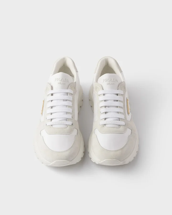 Prax 2.0 Re-Nylon and suede sneakers - Image 3