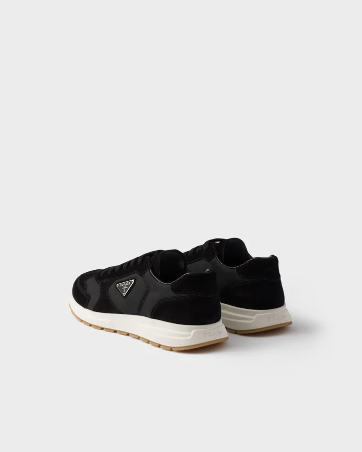 Prax suede and Re-Nylon sneakers - Image 5