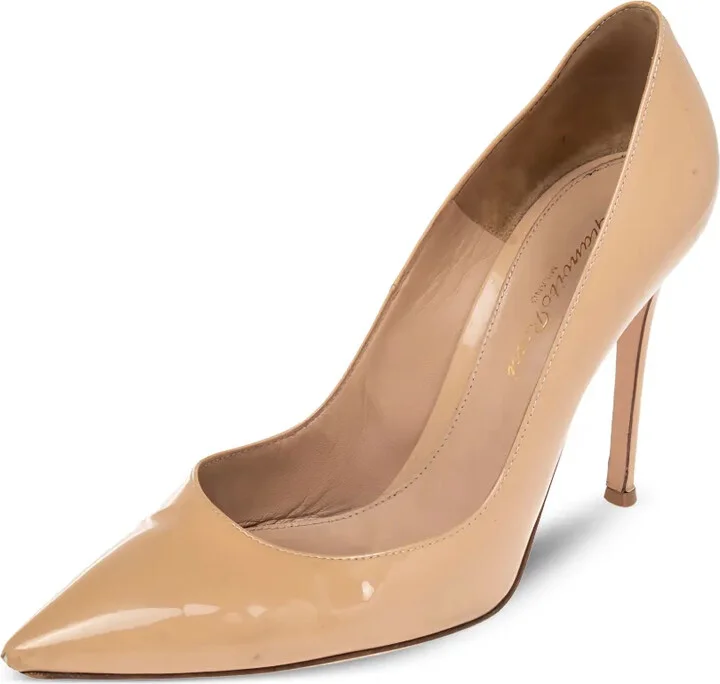 Pre-owned 100 mm leather stiletto pumps - Image 2