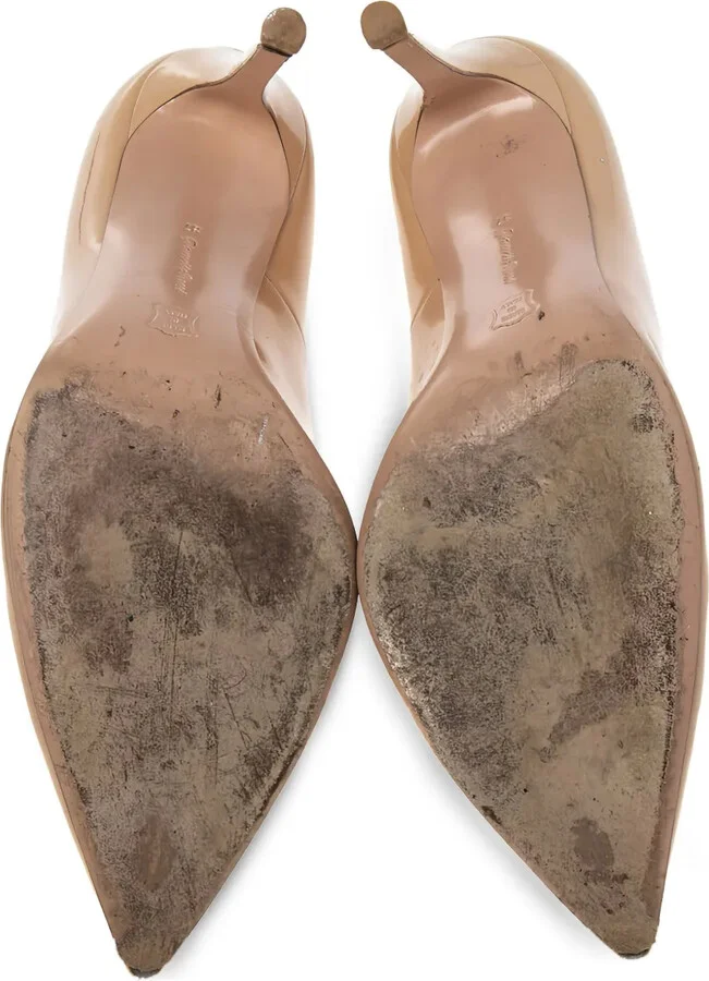 Pre-owned 100 mm leather stiletto pumps - Image 5