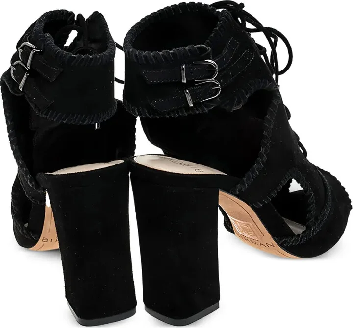 pre-owned 100mm Abbe lace-detail sandals - Image 3