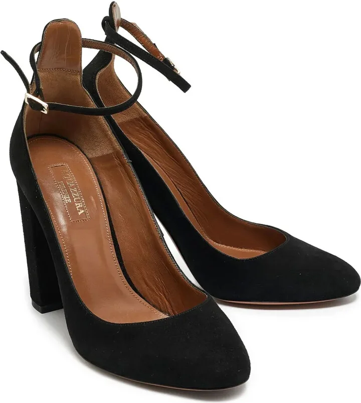 pre-owned 100mm Alix block-heel ankle-strap pumps - Image 2